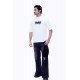 Brave White Oversized Streetwear T-Shirt